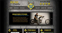 Desktop Screenshot of deadendcycles.com